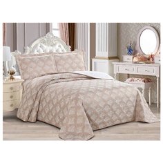 Комплект с покрывалом Cleo Eternal 240х260 см, светло-бежевый