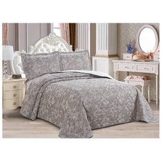 Комплект с покрывалом Cleo Eternal 240х260 см, серо-бежевый