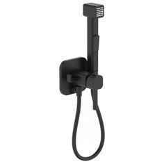 Смеситель для биде IDDIS 004BLS0i08 однорычажный встраиваемый лейка в комплекте черный