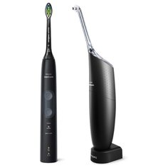Зубной центр Philips Sonicare AirFloss Pro/Ultra HX8424/32, черный