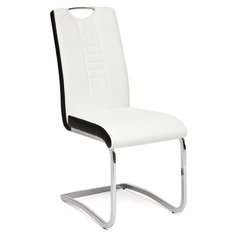 Стул TetChair Stern (1314) металл/искусственная кожа белый/черный 4 шт.