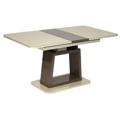 Стол TetChair Brugge EDT-VE001, раскладной, ДхШ: 120 х 80 см, длина в разложенном виде: 150 см, слоновая кость/латте