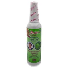 JINDA Herbal Serum Fresh mee leaf + Butterfly Pea Травяная Сыворотка от выпадения волос с мотыльковым горошком, 120 мл