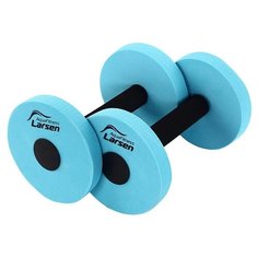 Аквагантель Larsen AquaFitness YP-27A малой сопротивляемости (пара) графит/бирюзовый