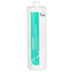 KEZY бальзам Simple Moisturizing увлажняющий для всех типов волос c керамидами, 1000 мл