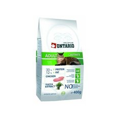 Корм для стерилизованных кошек Ontario с курицей 400 г