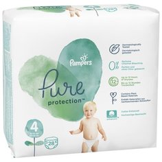Pampers подгузники Pure Protection 4 (9-14 кг) 28 шт.