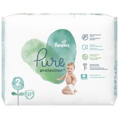 Pampers подгузники Pure Protection 2 (4-8 кг) 27 шт.
