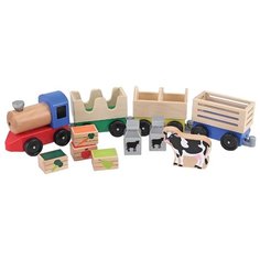 Melissa & Doug Поездной состав "Фермерский поезд", 4545