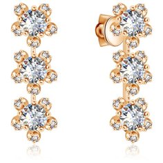 Бронницкий Ювелир Серьги из красного золота 16611356000