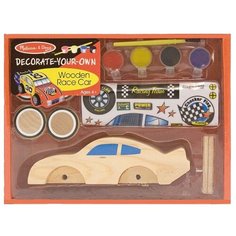 Сборная модель Melissa & Doug Decorate-your-own Wooden race car 2370