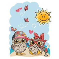 ФРЕЯ Картина по номерам "Отдыхать с тобой", 30x40 см (PKZ-2 №06)