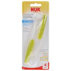Набор ложек NUK Easy Learning Soft оливковый