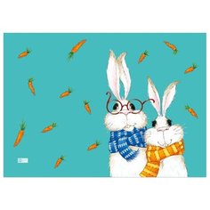 Настольное покрытие Феникс+ Кролики 70х50 см кролики