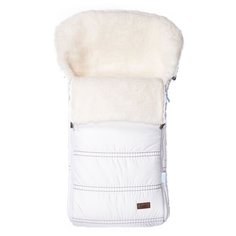 Конверт-мешок Nuovita Alpino Bianco меховой 85 см белый