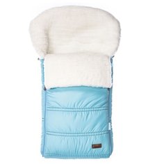 Конверт-мешок Nuovita Alpino Bianco меховой 85 см голубой