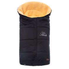 Конверт-мешок Nuovita Siberia Pesco меховой 90 см черный