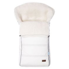 Конверт-мешок Nuovita Alpino Lux Bianco меховой 85 см белый