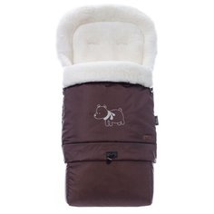 Конверт-мешок Nuovita Alaska Bianco меховой трансформер 83 см шоколад