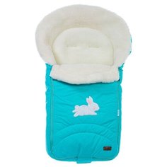 Конверт-мешок Nuovita Tundra Bianco меховой 90 см голубой