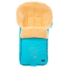 Конверт-мешок Nuovita Islanda Pesco меховой 90 см голубой