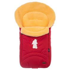 Конверт-мешок Nuovita Tundra Pesco меховой 90 см красный