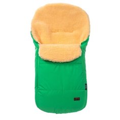 Конверт-мешок Nuovita Vichingo Pesco меховой 90 см изумрудный