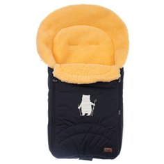 Конверт-мешок Nuovita Tundra Pesco меховой 90 см черный