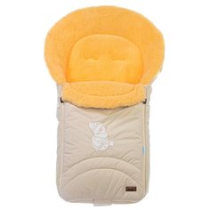 Конверт-мешок Nuovita Tundra Pesco меховой 90 см кремовый
