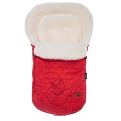 Конверт-мешок Nuovita Polare Bianco меховой 90 см красный