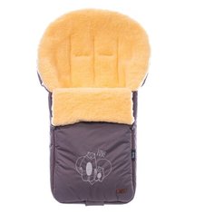 Конверт-мешок Nuovita Islanda Pesco меховой 90 см шоколад