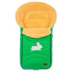 Конверт-мешок Nuovita Tundra Pesco меховой 90 см изумрудный