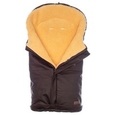 Конверт-мешок Nuovita Siberia Lux Pesco меховой 90 см шоколад