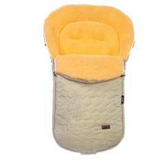 Конверт-мешок Nuovita Polare Pesco меховой 90 см кремовый