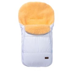 Конверт-мешок Nuovita Vichingo Pesco меховой 90 см белый