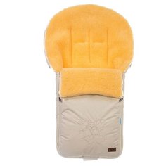 Конверт-мешок Nuovita Islanda Pesco меховой 90 см кремовый