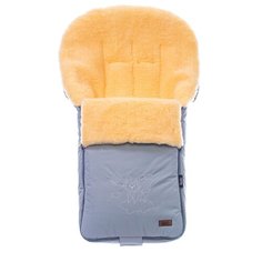 Конверт-мешок Nuovita Islanda Pesco меховой 90 см серый