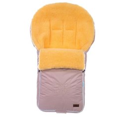 Конверт-мешок Nuovita Islanda Pesco меховой 90 см пудровый