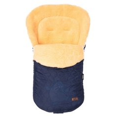 Конверт-мешок Nuovita Polare Pesco меховой 90 см темно-синий