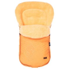 Конверт-мешок Nuovita Polare Pesco меховой 90 см оранжевый