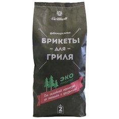 Grillkoff Древесно-угольные брикеты для гриля, 2 кг