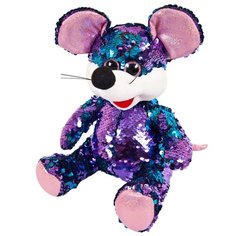 Мягкая игрушка ABtoys Мышка с пайетками 20 см