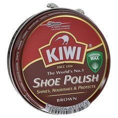 Kiwi Shoe Polish крем в банке коричневый