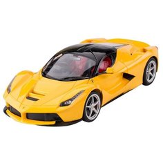 Легковой автомобиль Rastar Ferrari LaFerrari (50100) 1:14 34 см желтый