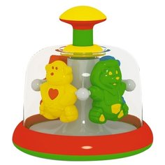 Юла-карусель Stellar Африка, упаковка пакет (01387) красный/зеленый/желтый Стеллар