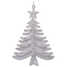 Елочная игрушка Magic Time Ель (77892/77891/75067) серебристый