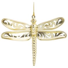Елочная игрушка Magic Time Стрекоза (80241/80242) золотистый