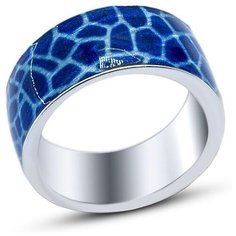 Silver WINGS Кольцо с эмалью из серебра 21ar3647em1+ef13/r-148, размер 17.5