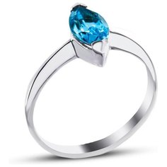 Silver WINGS Кольцо с топазами из серебра 210009-70-257, размер 18