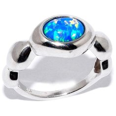 Silver WINGS Кольцо с опалами из серебра 21ar3257sso#5-148, размер 18